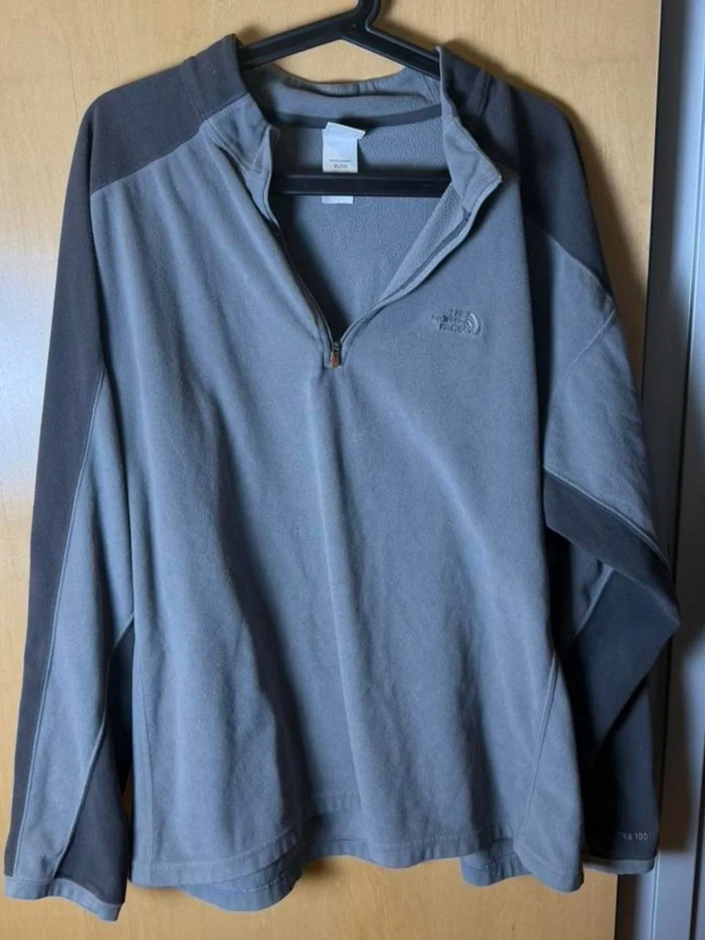 The North Face Charcoal Gray Half-Zip Pullover Sweater